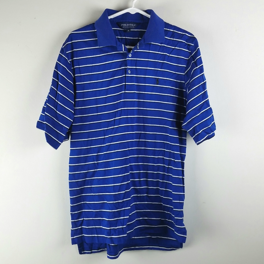 Ralph Lauren Polo Golf Blue Mens Medium Shirt blue